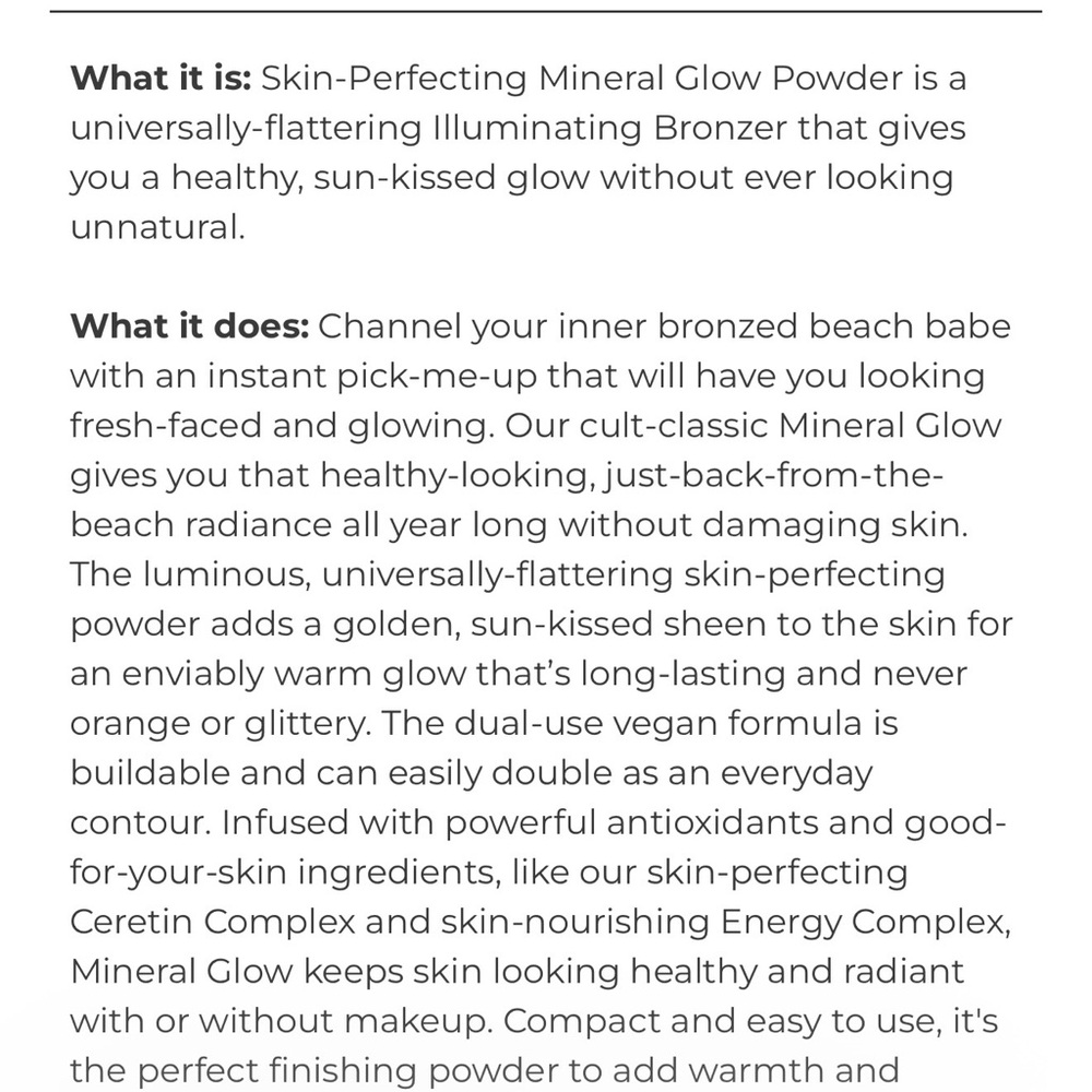 PUR Skin Perfecting Mineral Glow Bronzing Powder - Picture 10 of 14
